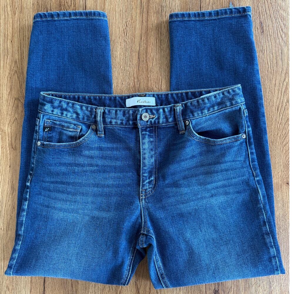 Kancan High Waisted Straight Cropped Jeans Size 13/30